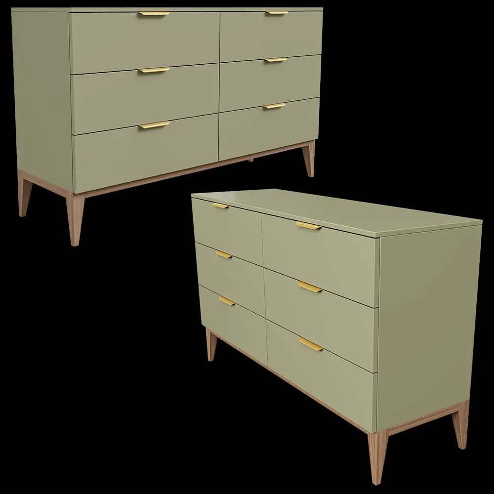 Mister Room – Chest of drawers DIAMONT WOOD 19 3ds Max