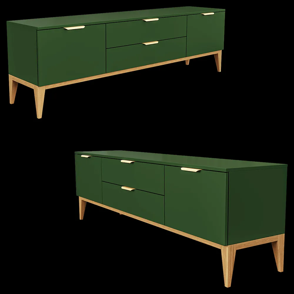 Mister Room – Chest of drawers & TV stand DIAMOND WOOD 03 3ds Max