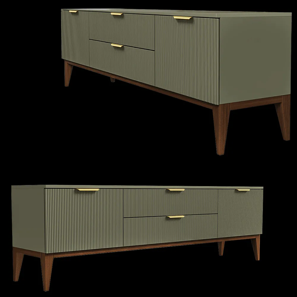 Mister Room – Chest of drawers & TV stand DIAMOND WOOD 04 3ds Max