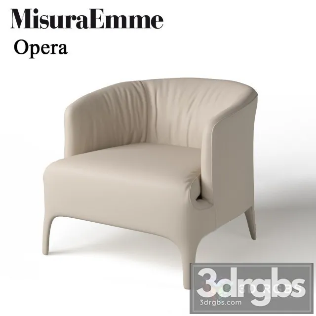Misura Emme Opera Armchair 3dsmax Download