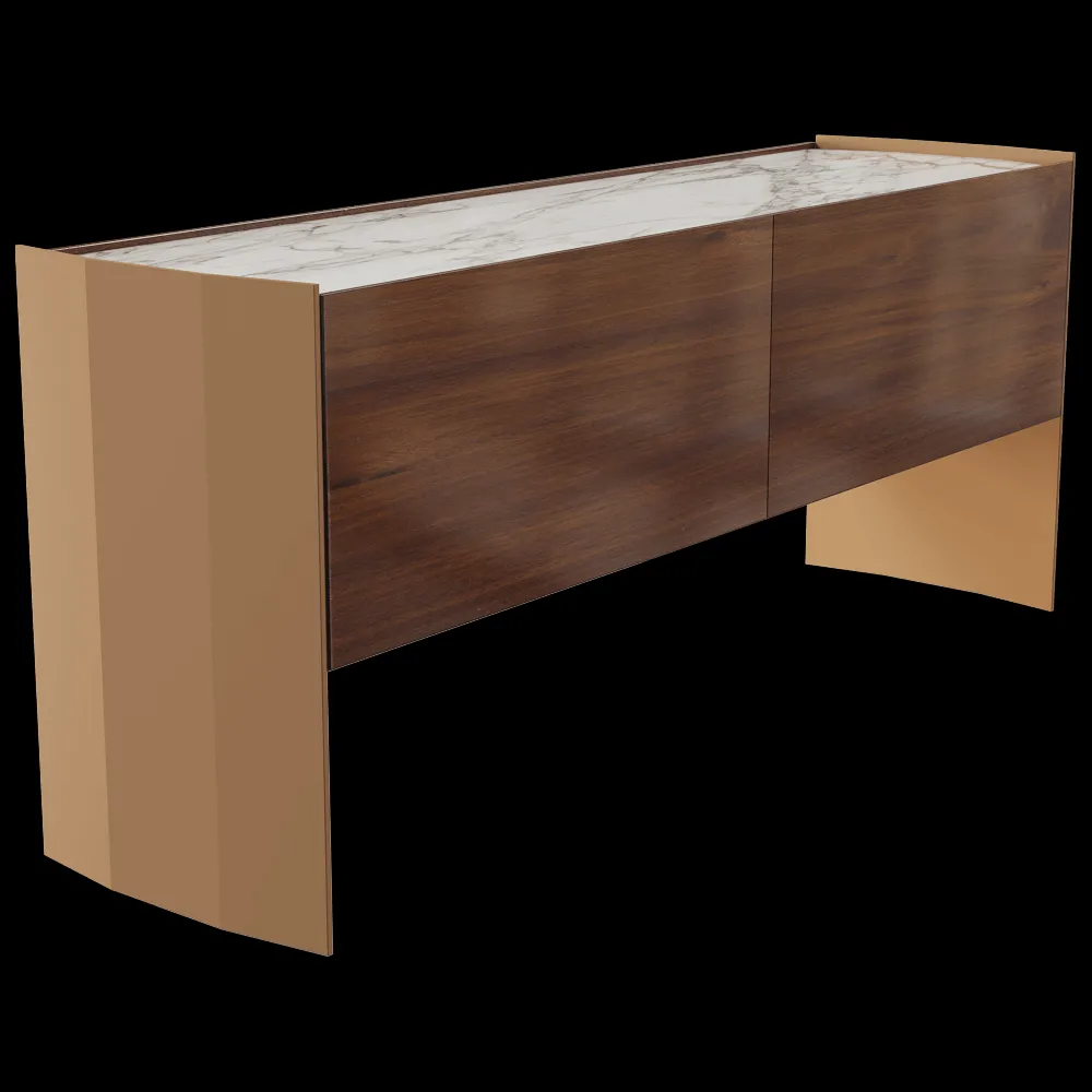 MisuraEmme  – Sideboard Milvian Low Marble top 3ds Max