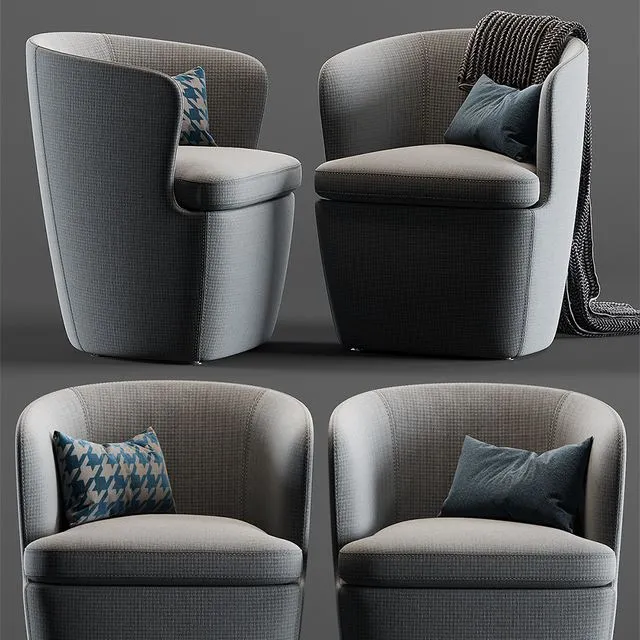 MisuraEmme SURFACE Armchair 3dsMax Model