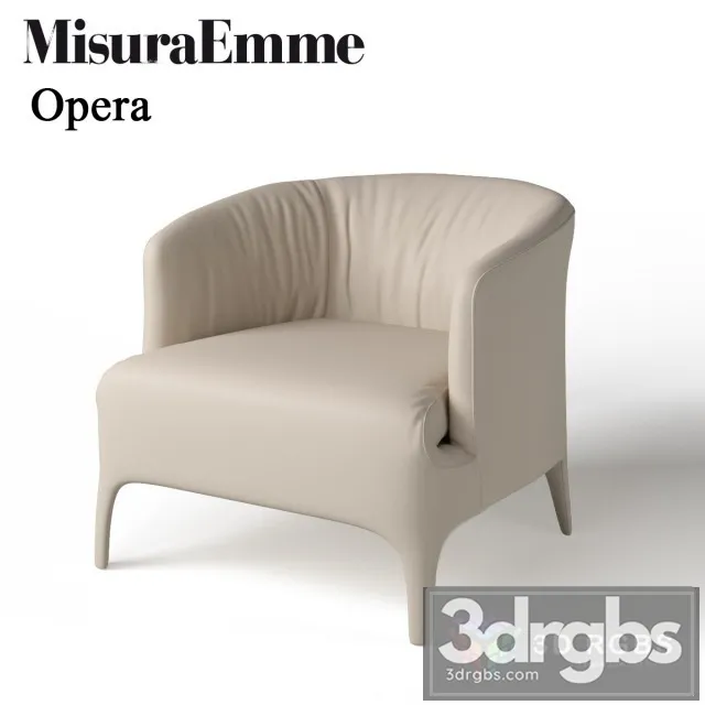Misure Emme Opera Armchair 3dsmax Download