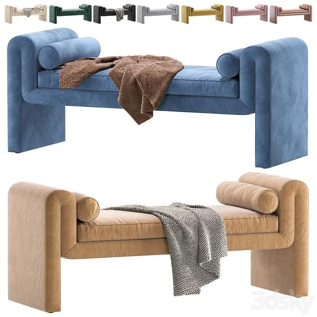 Mitchell Accent Bench By Burke Decor 3dsMax Model