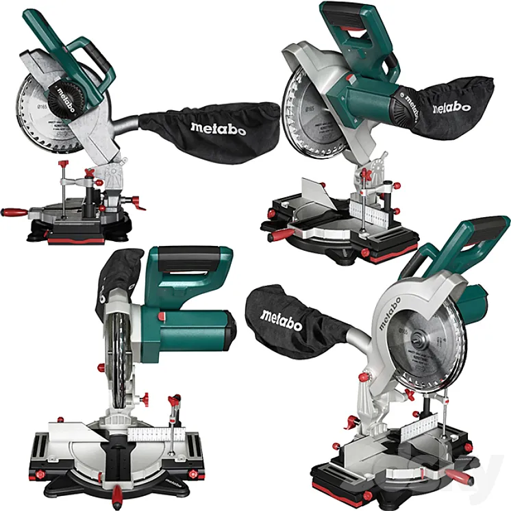 miter saw metabo 3DS Max