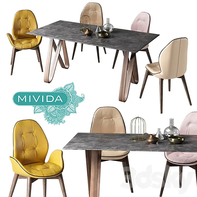 Mivida Set 3ds Max