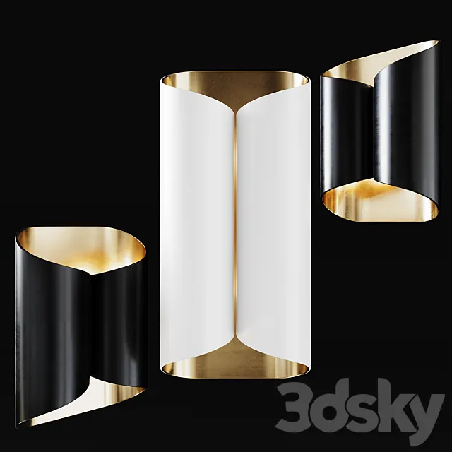 Mixa wall light 3ds Max