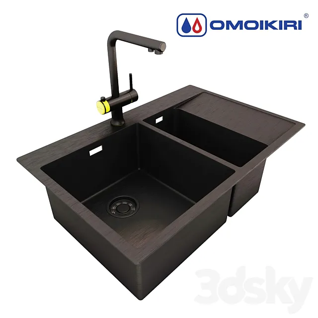 Mixer and sink OMOIKIRI 3ds Max