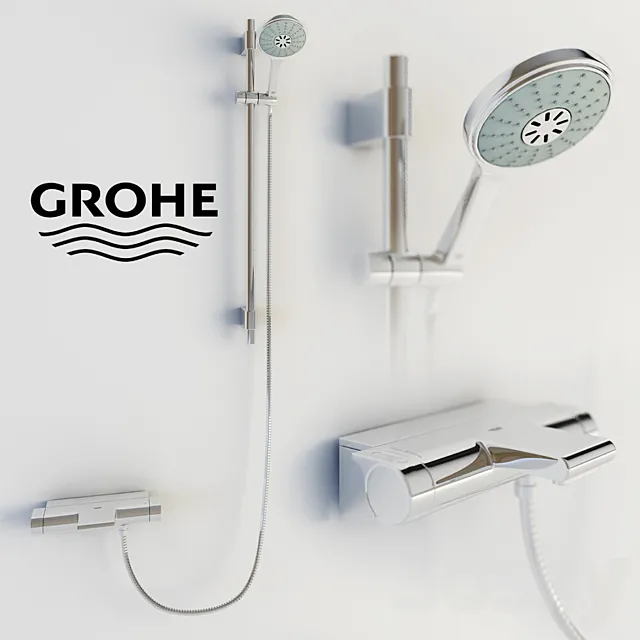 mixer GROHE Grohetherm 2000 3DSMax File