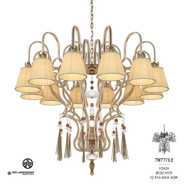 MM Lampadari 7077 12 3dsMax Model