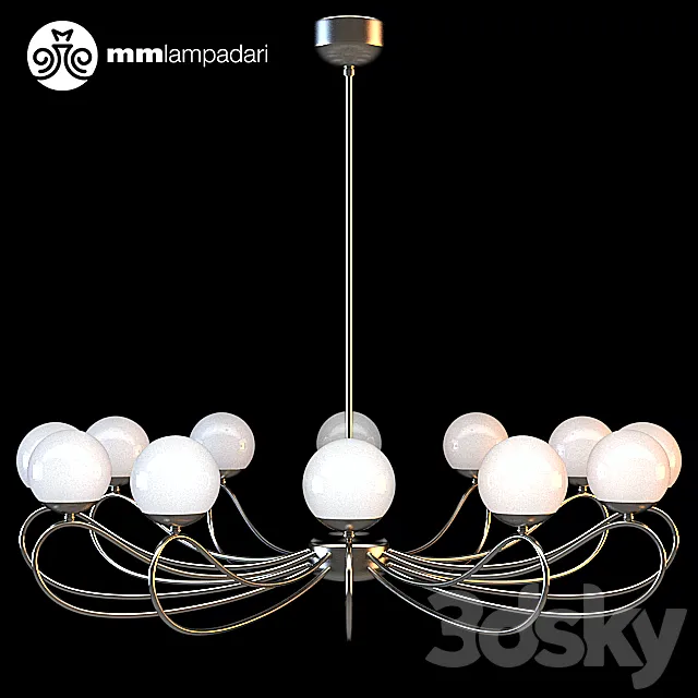 MM Lampadari Papillon 7207 12 3DSMax File