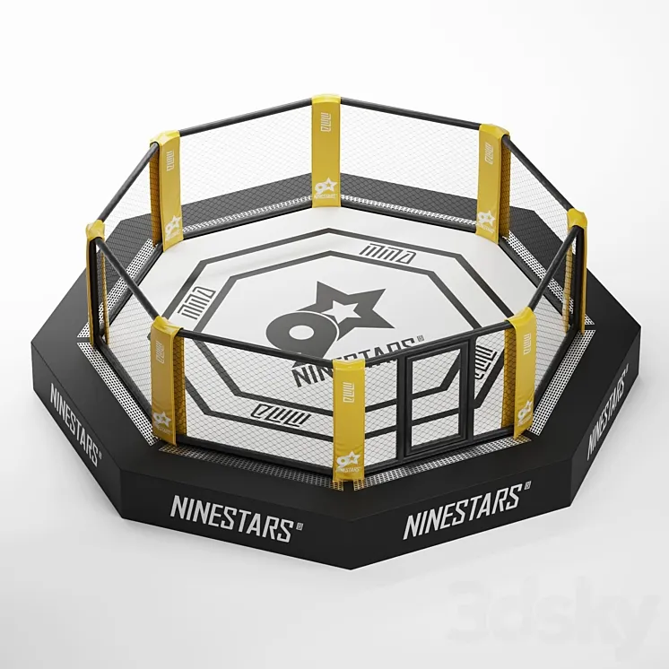 MMA arena octagon 3DS Max Model
