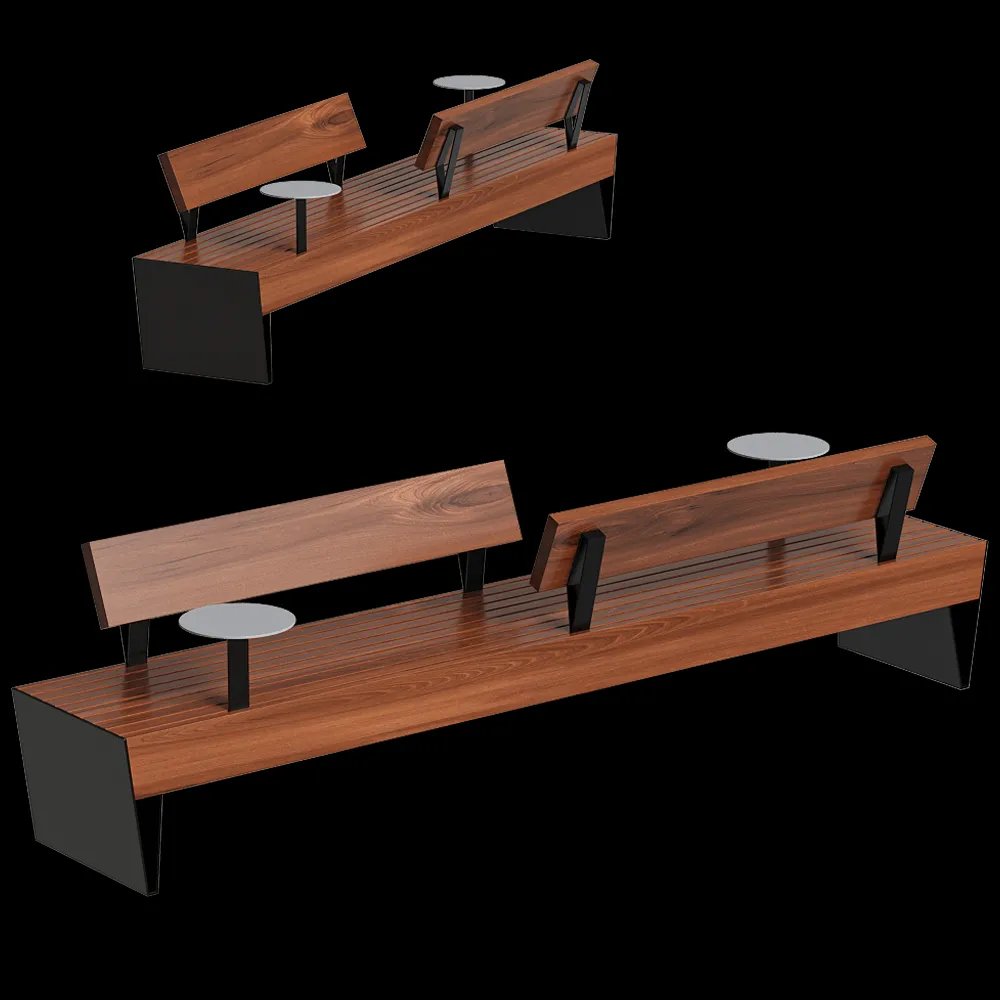 mmcité – Bench Blocq 3ds Max