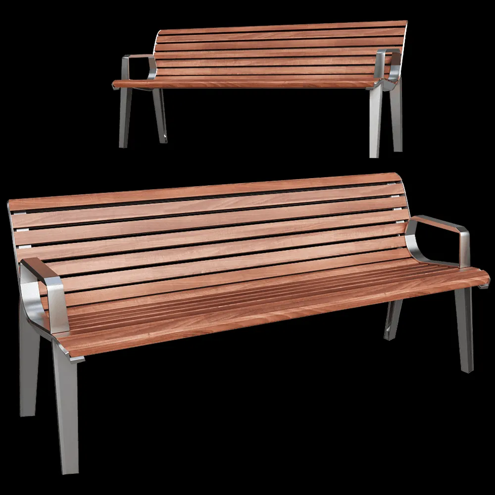 mmcité – Bench Emau 3ds Max