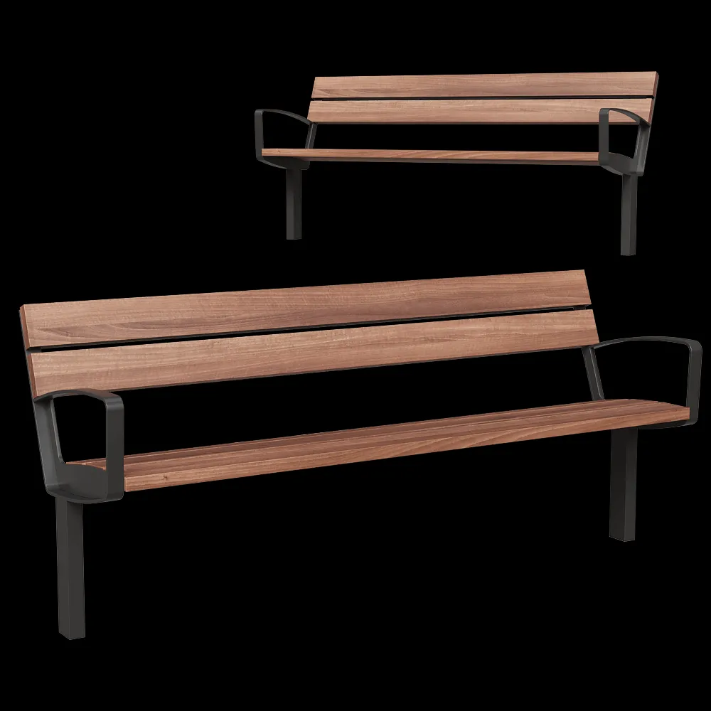 mmcité – Bench Intervera 3ds Max