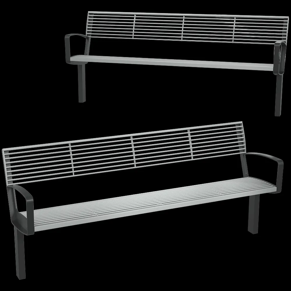 mmcité – Bench Intervera 3ds Max