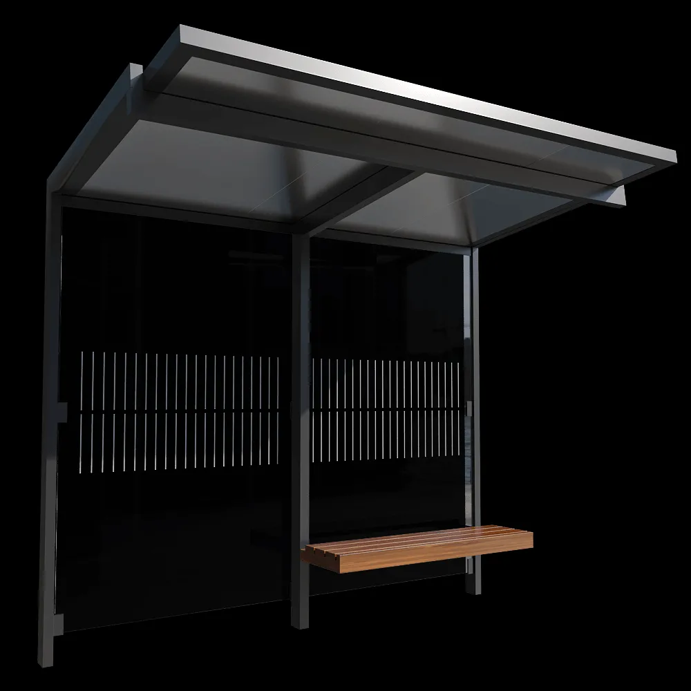 mmcité – Bus shelters Geomere 3ds Max