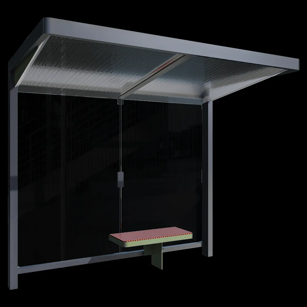 mmcité – Bus shelters Nubo 3ds Max