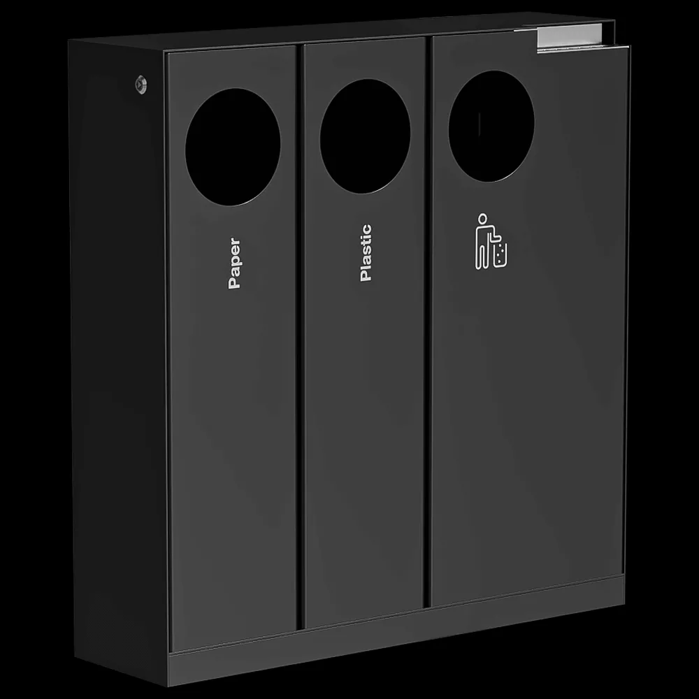 mmcité – Waste bin Crystal 3ds Max