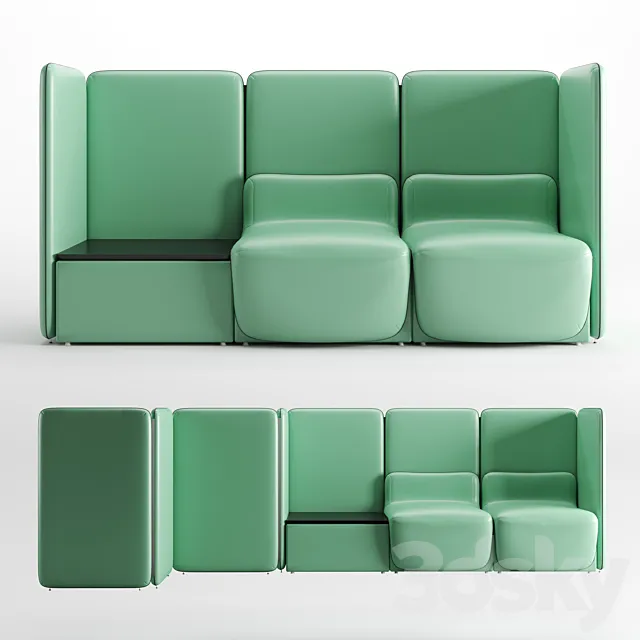 mminterier bunker 3ds Max