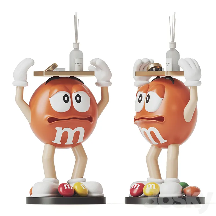 M&M&s Candy 3DS Max Model