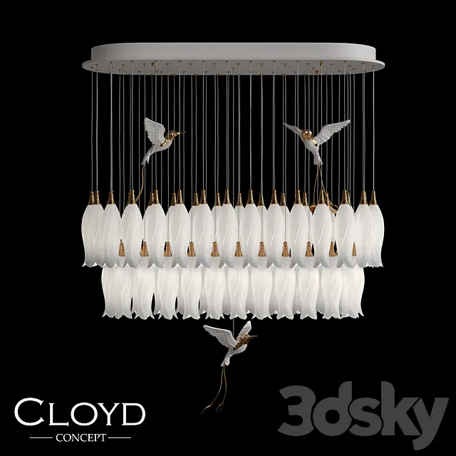 MO Chandelier Cloyd ARGANA C54 (art.10814) 3DS Max Model