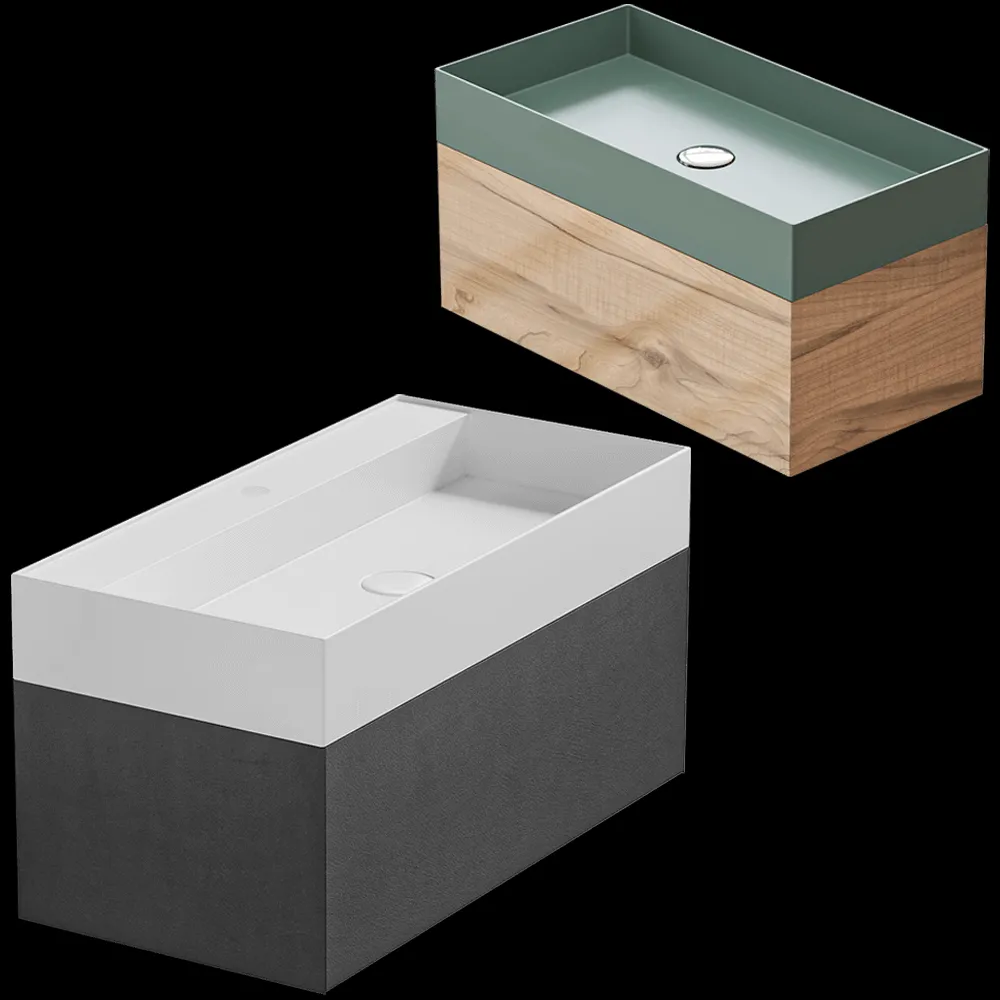 Moab80 – Cabinet with washbasin LES08 3ds Max