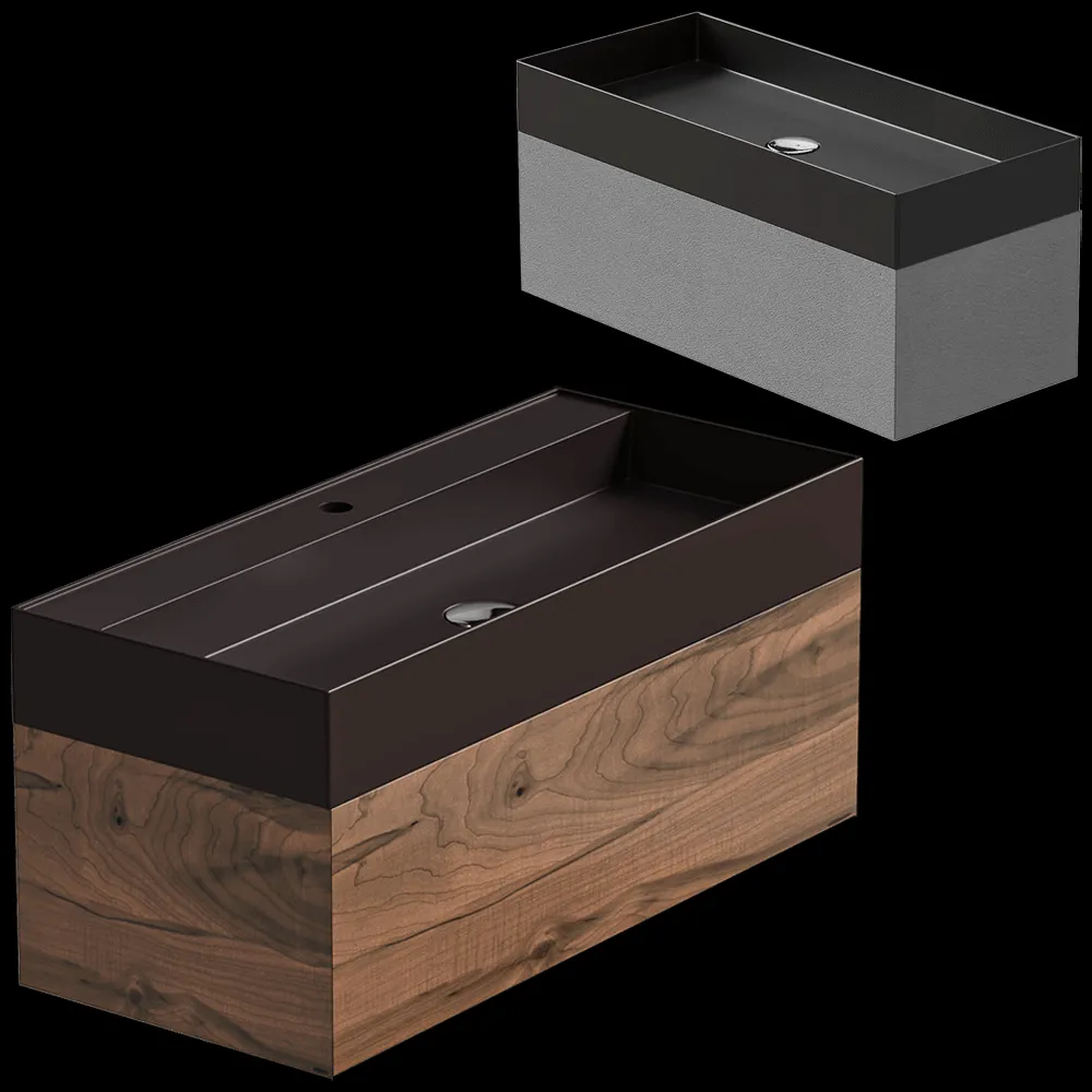 Moab80 – Cabinet with washbasin LES09 3ds Max
