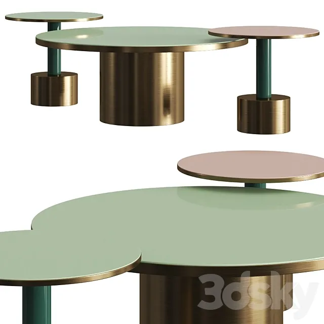 Moanne Rio Coffee & Side Tables 3DSMax File