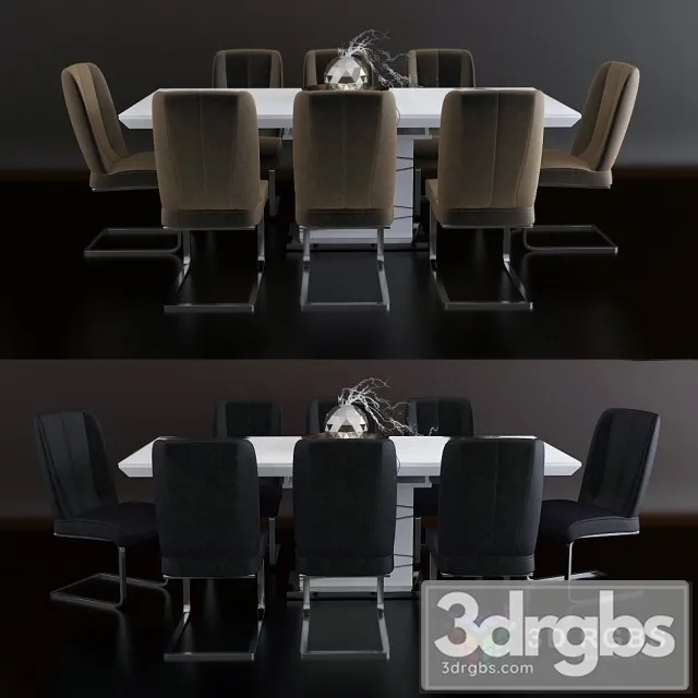 Mobi Dining Room Morokko Table 3dsmax Download