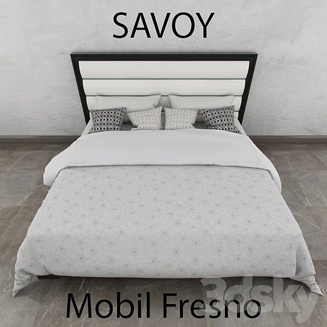 Mobil Fresno_savoy_bed 3ds Max