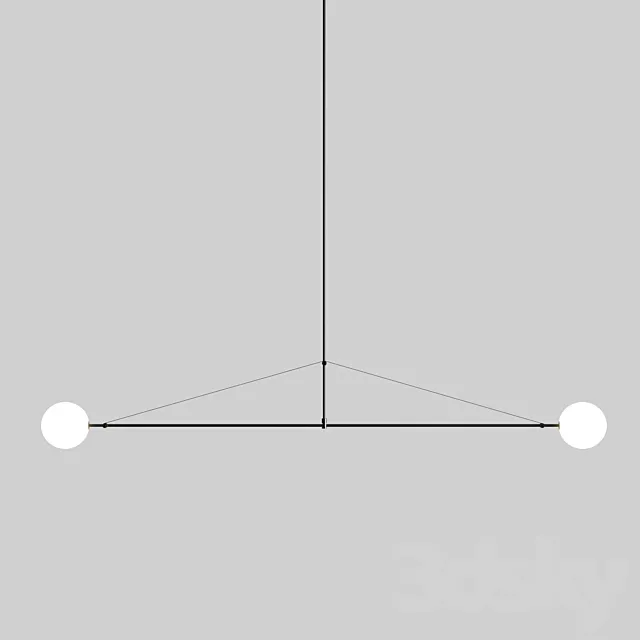 Mobile Chandelier 2 by Michael Anastassiades 3DSMax File