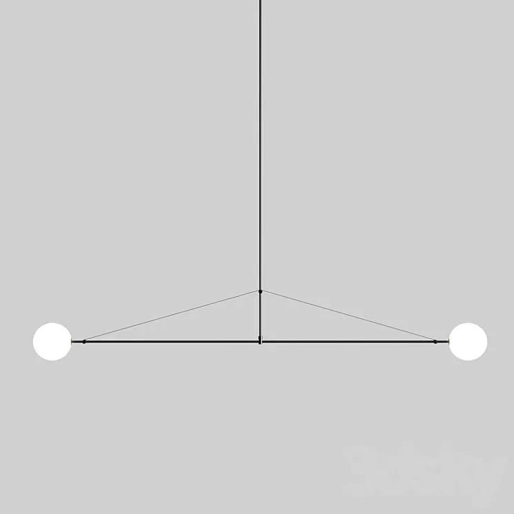 Mobile Chandelier 2 by Michael Anastassiades 3DS Max Model