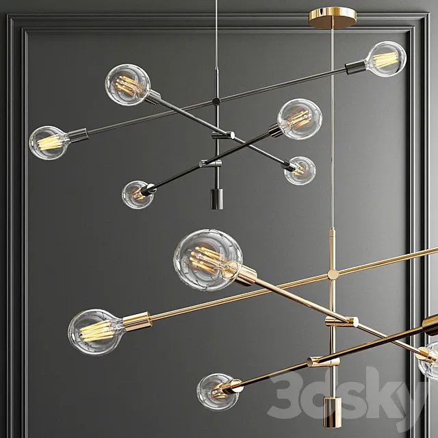 Mobile Chandelier – Medium 3ds Max
