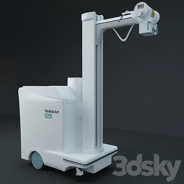 Mobile X-ray device MOBILEART MUX-100H 3DS Max Model