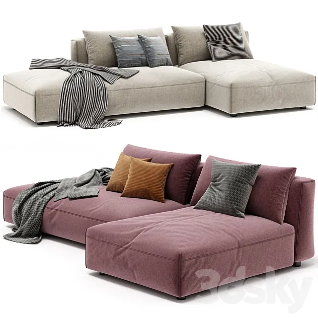 Mobilia ELLEMIA FABRIC MODULAR SET 3ds Max