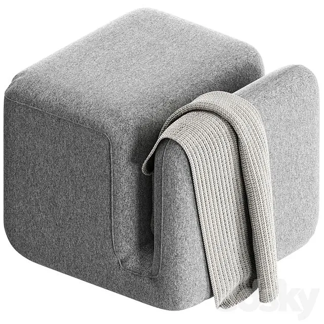 Moby pouffe 3dsMax Model
