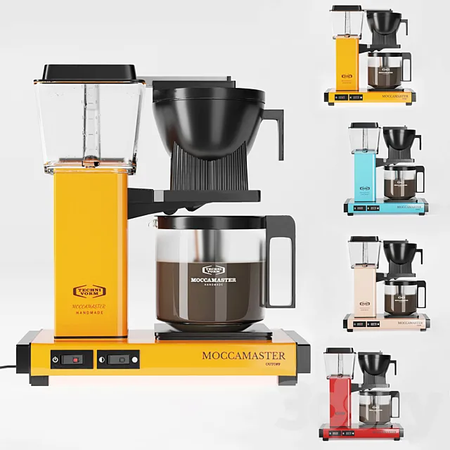 Moccamaster Coffee Makers 3ds Max