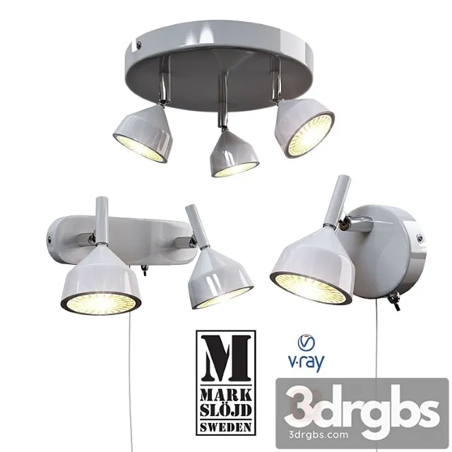 Model bell wall and ceiling light from markslojd sweden. 3dsmax Download