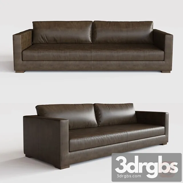 Modena shelter arm leather sofa 2 3dsmax Download