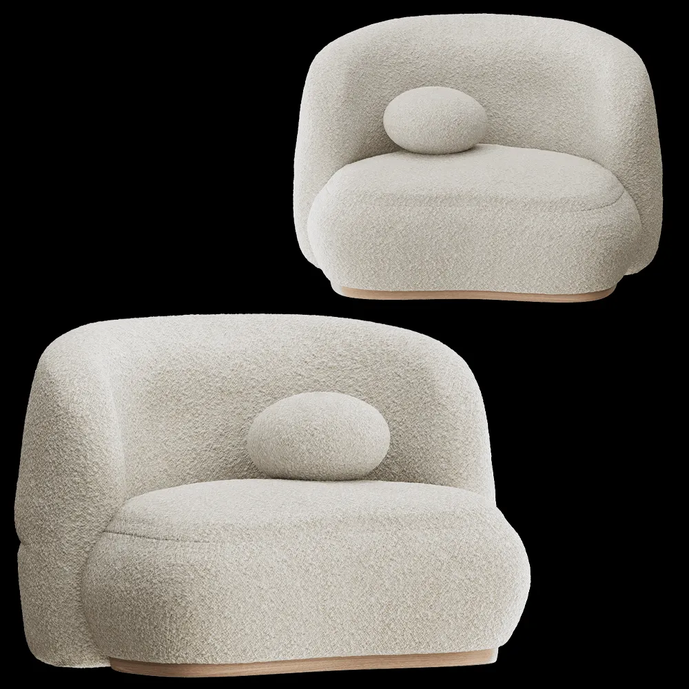 Modenature – Armchair Amado 3ds Max