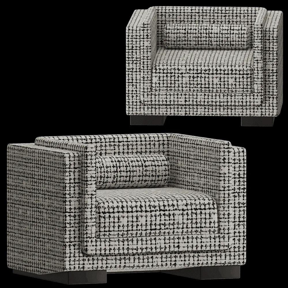 Modenature – Armchair Anthea lounge 3ds Max