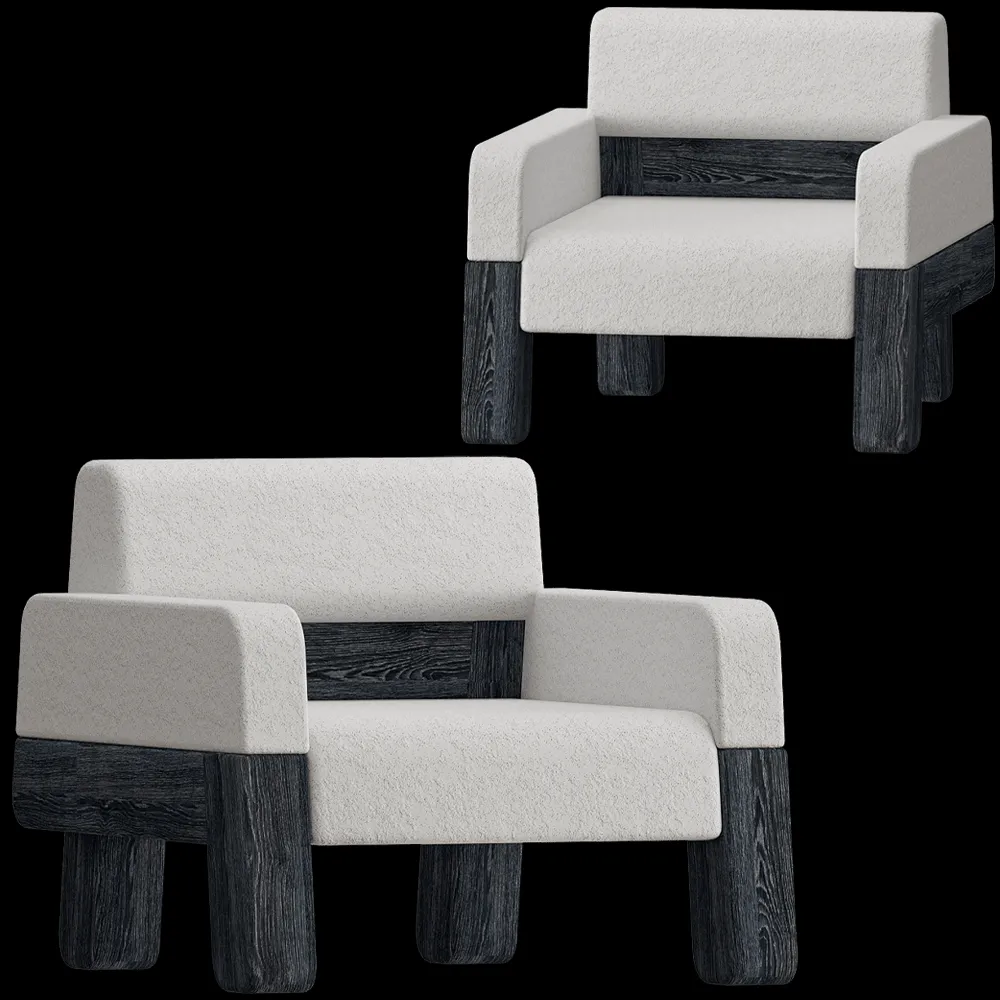 Modenature – Armchair Awaya 3ds Max