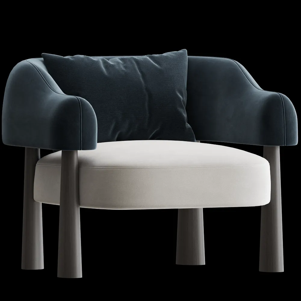 Modenature – Armchair KENDAL #4 3ds Max