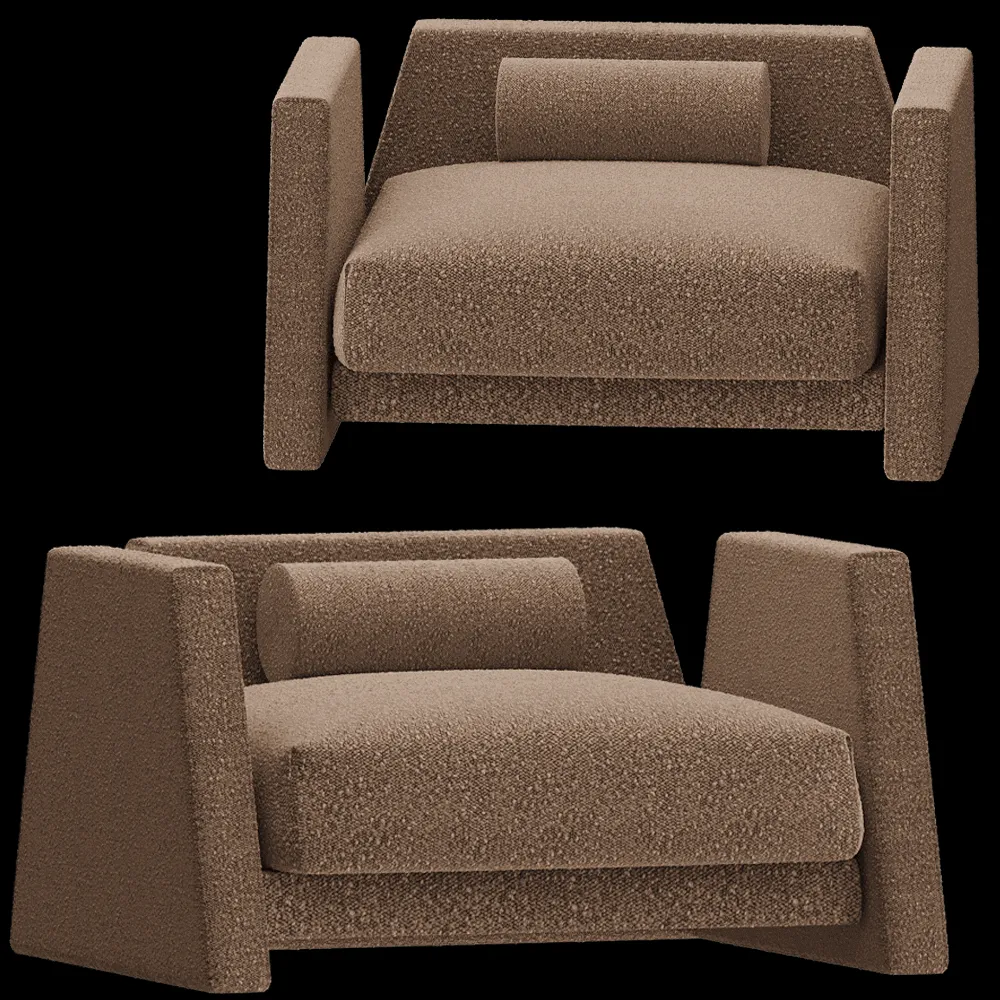Modenature – Armchair OZAWA #2 3ds Max