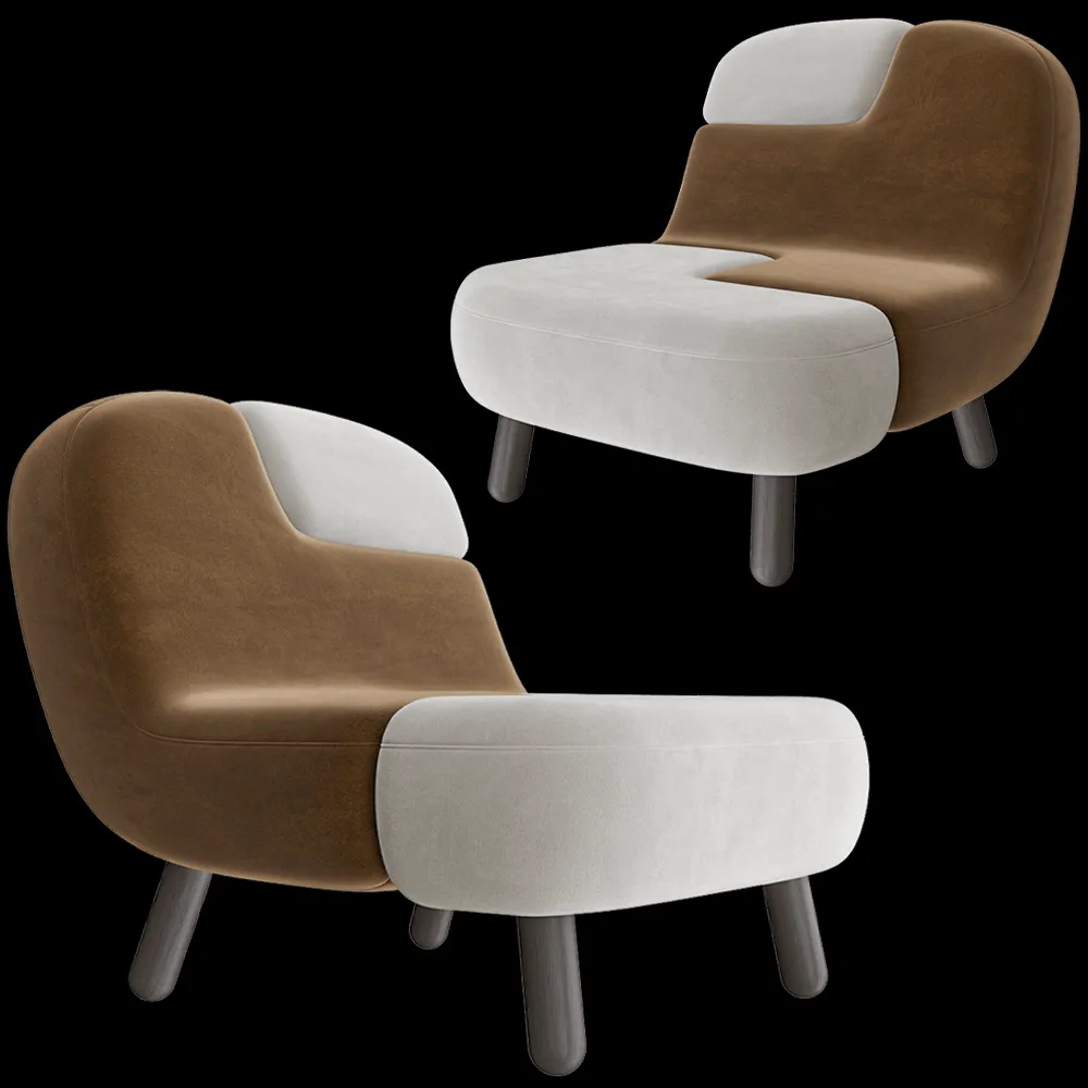 Modenature – Armchair TOBEY 3ds Max