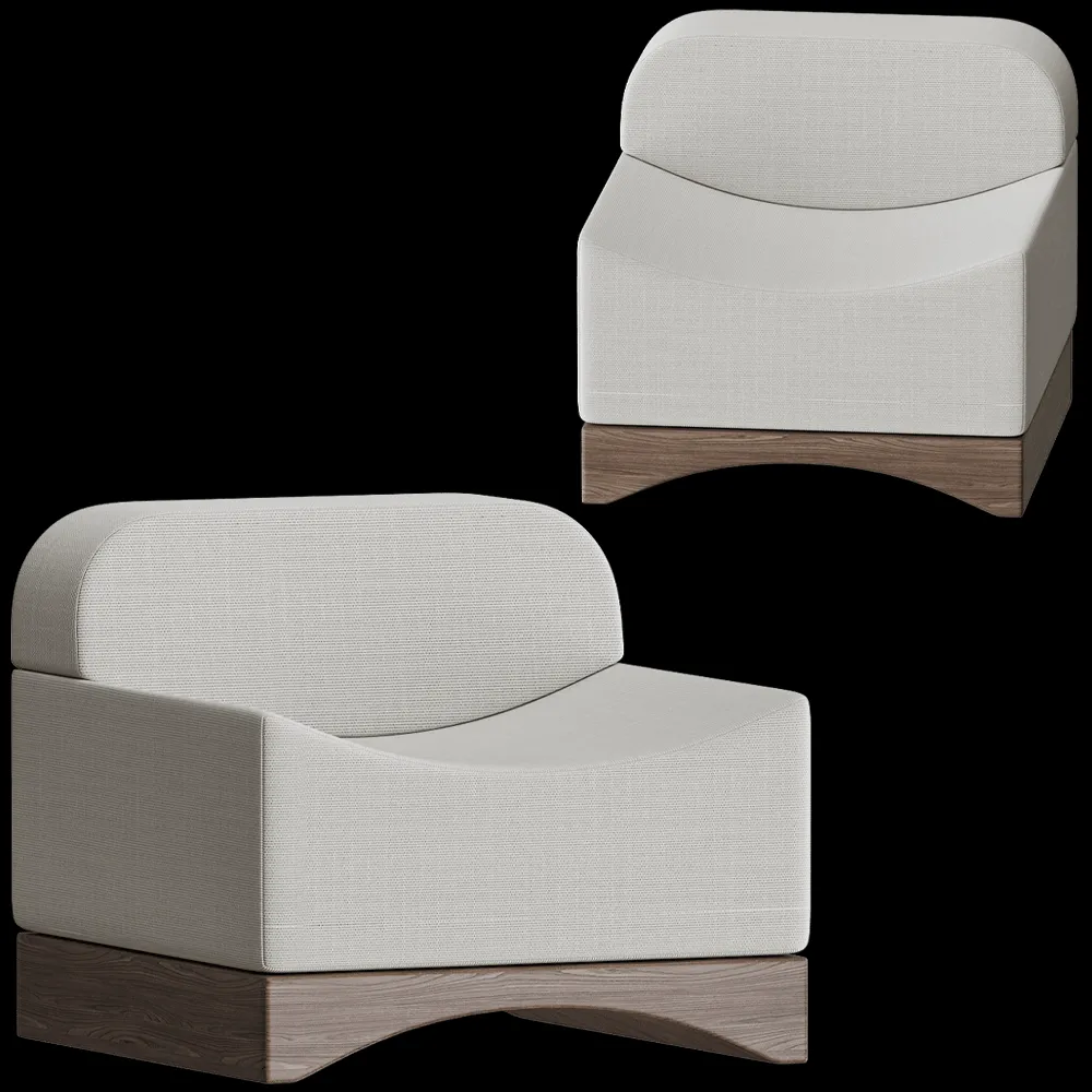 Modenature – Armchair YAMKI 3ds Max