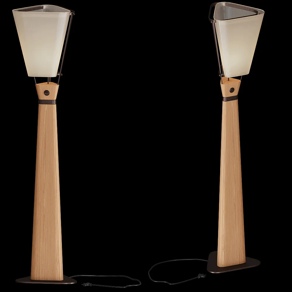 Modenature – Floor lamp Torche 3ds Max