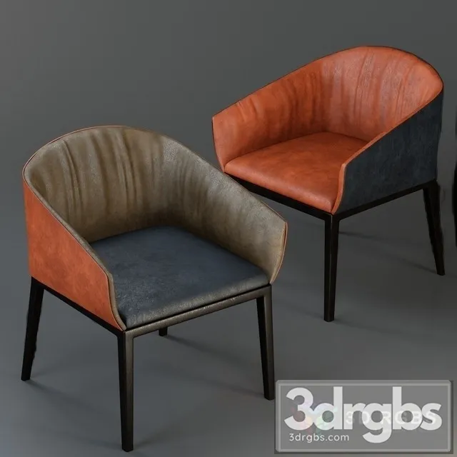 Moderm Leather Armchair 3dsmax Download
