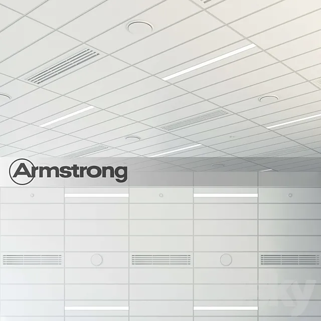 Modern Armstrong Ceiling 3DSMax File
